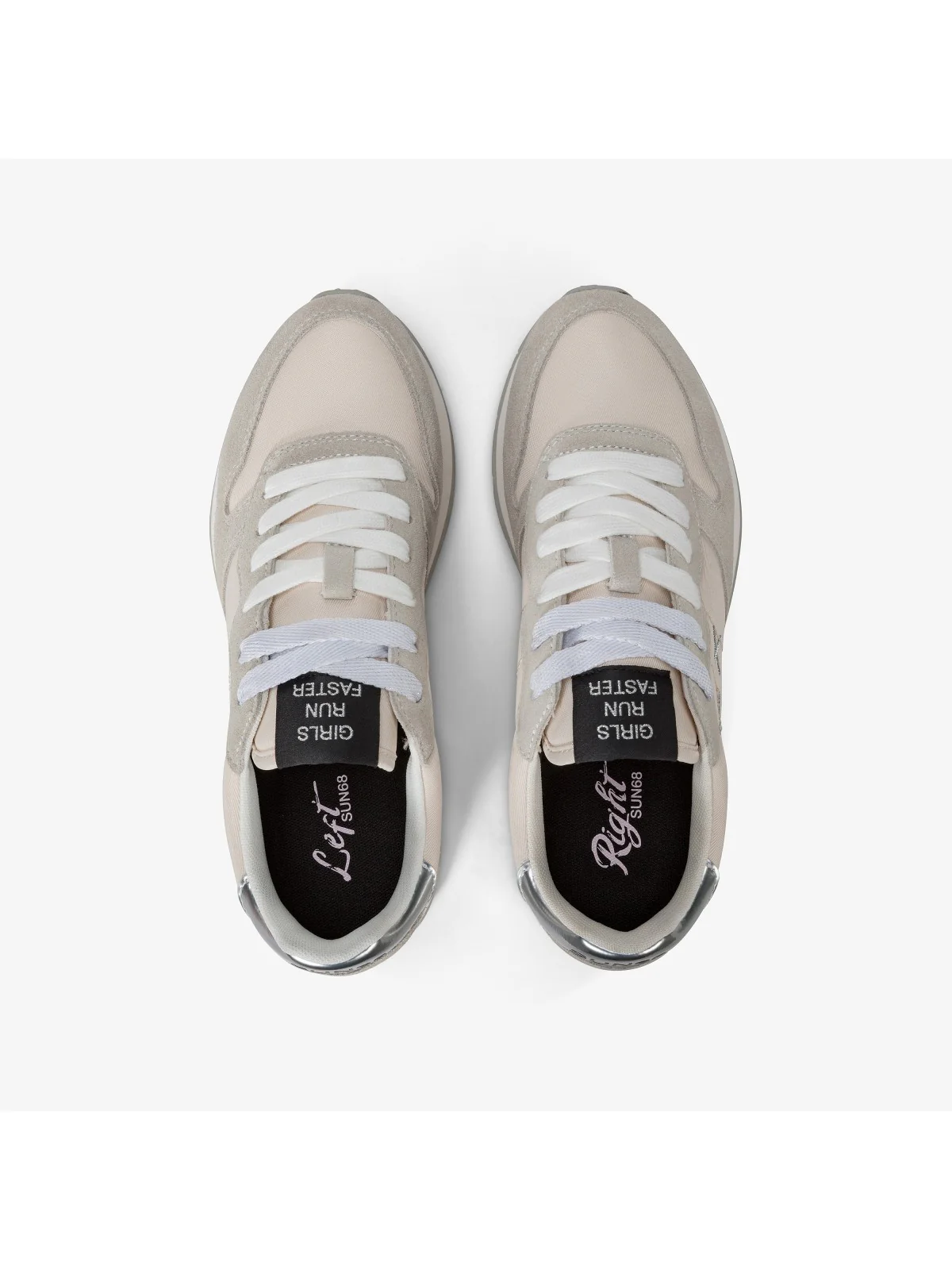 SUN68 Sneaker Donna Ally Gold Silver Z44202 31 Bianco - Image 2