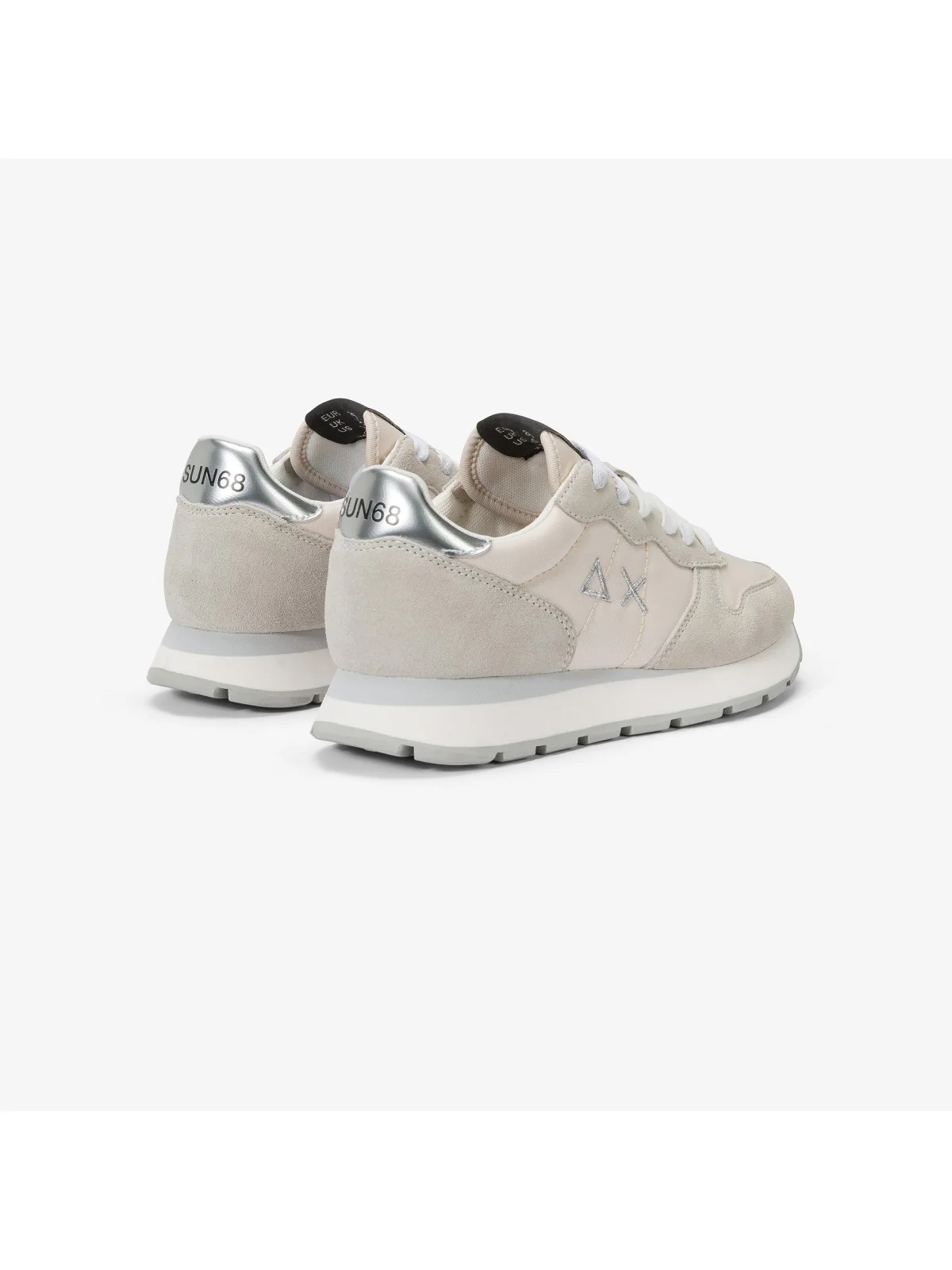 SUN68 Sneaker Donna Ally Gold Silver Z44202 31 Bianco - Image 3