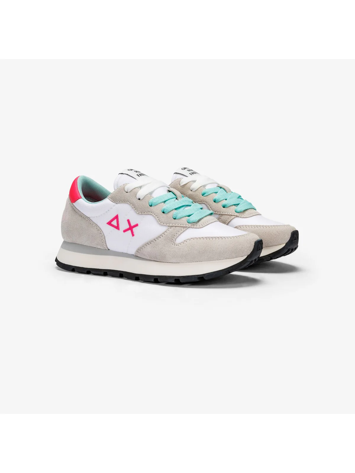 SUN68 Sneaker Donna Ally solid nylon Z34201 01 Bianco - Image 4
