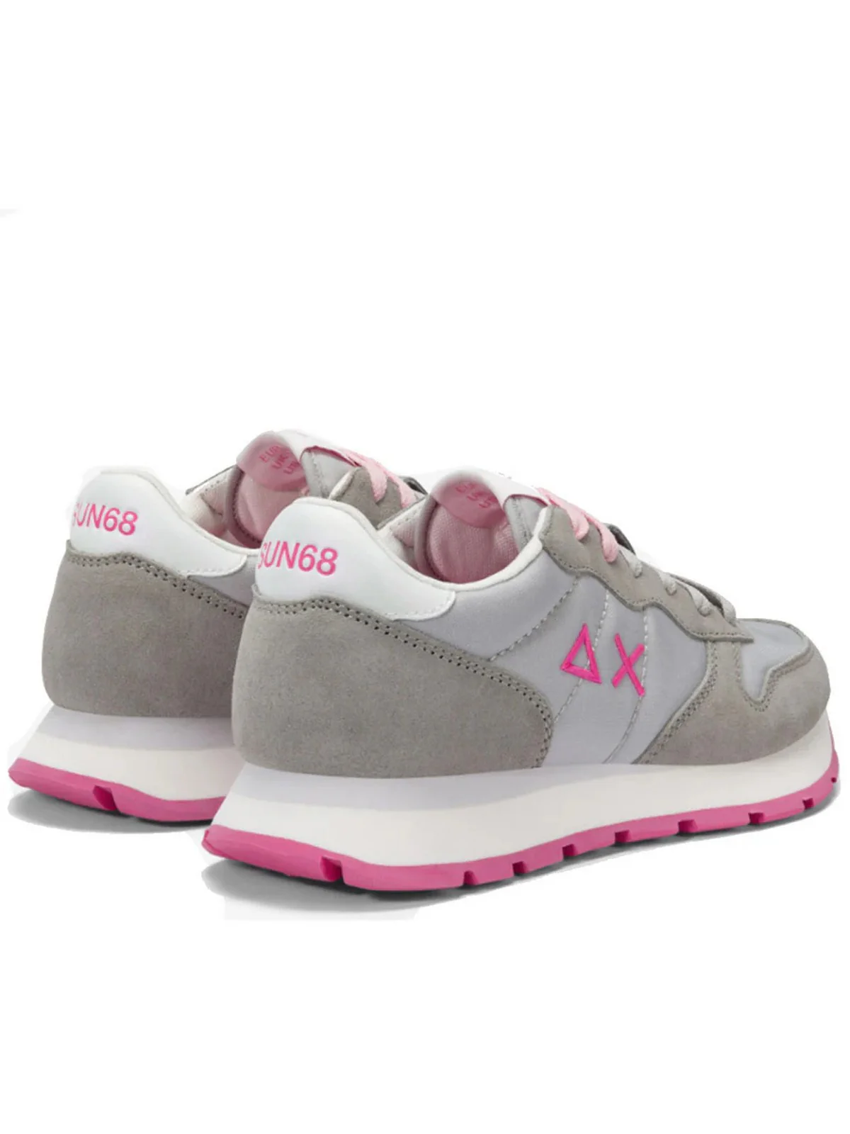 SUN68 Sneaker Donna Ally solid nylon Z35201 06 Grigio - Image 3