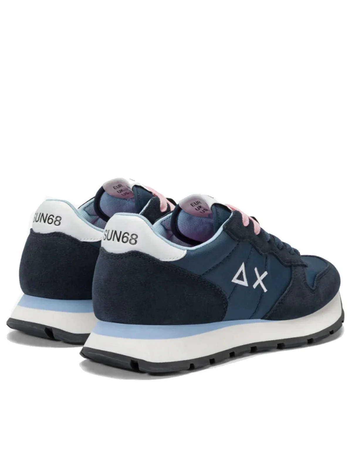 SUN68 Sneaker Donna Ally solid nylon Z35201 07 Blu - Image 3