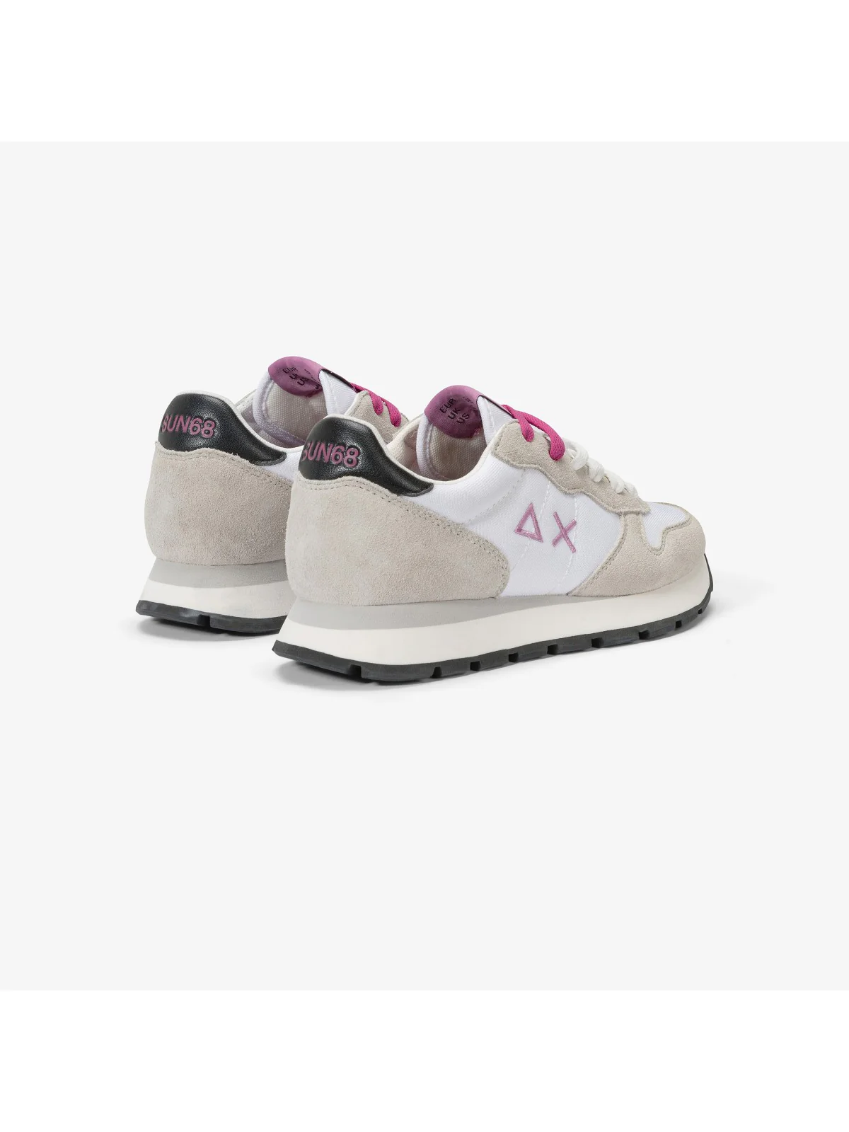 SUN68 Sneaker Donna Ally solid nylon Z44201 01 Bianco - Image 3