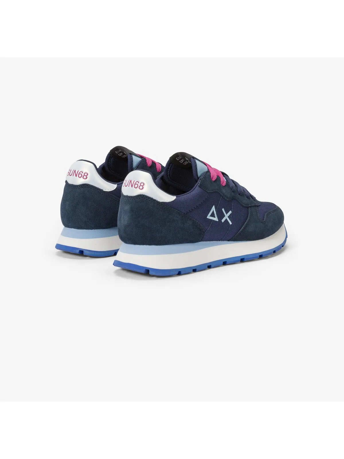 SUN68 Sneaker Donna Ally solid nylon Z44201 07 Blu - Image 3