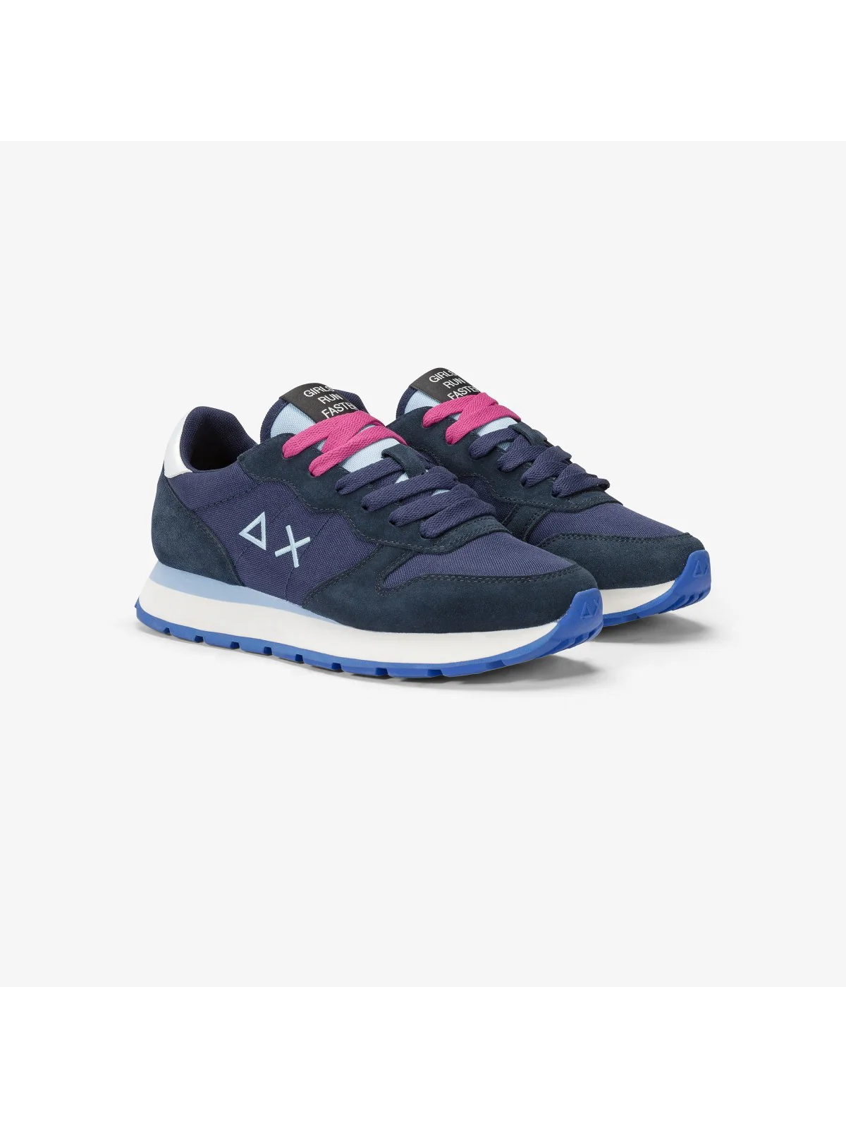SUN68 Sneaker Donna Ally solid nylon Z44201 07 Blu - Image 4