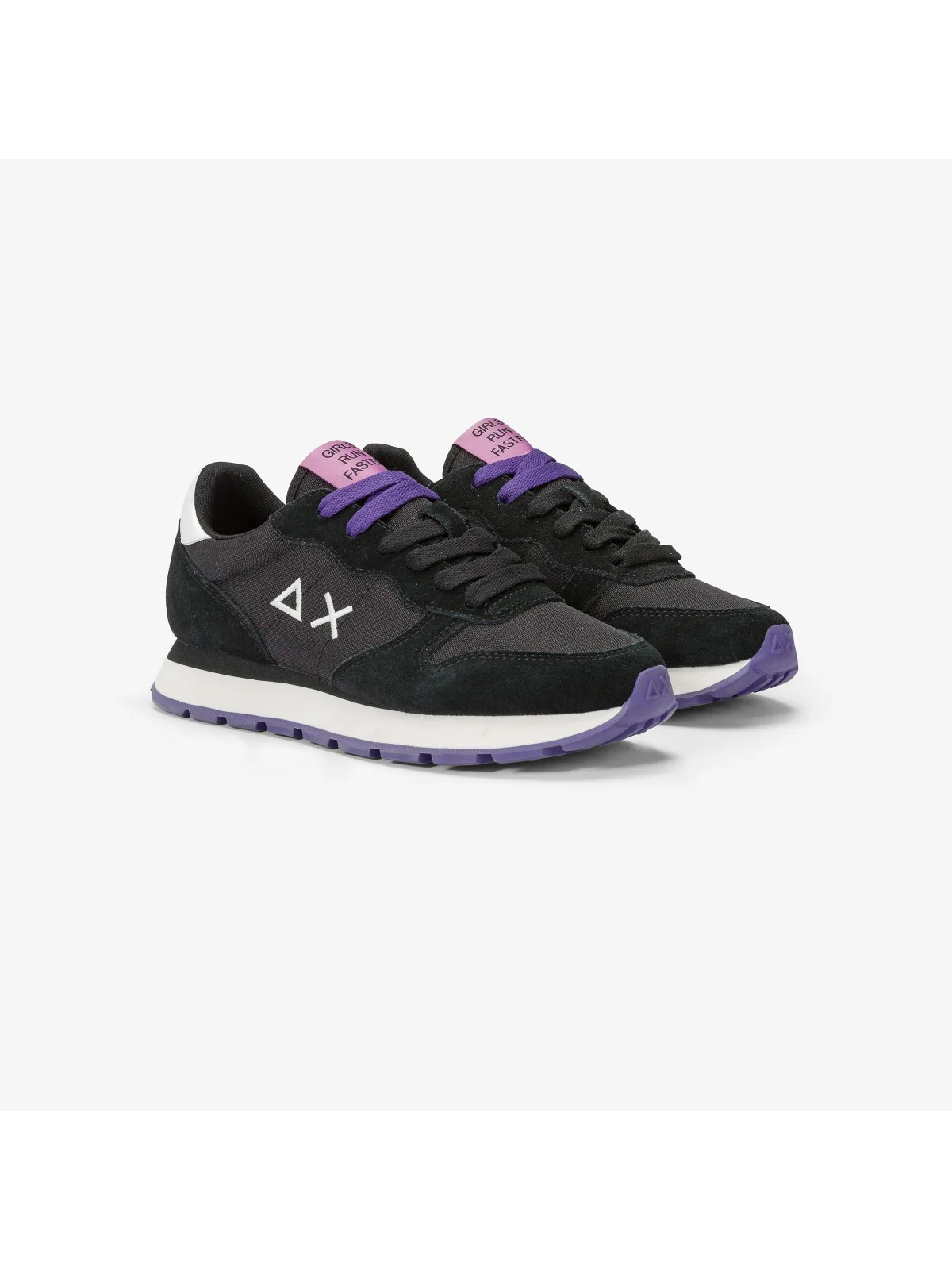 SUN68 Sneaker Donna Ally solid nylon Z44201 11 Nero - Image 4