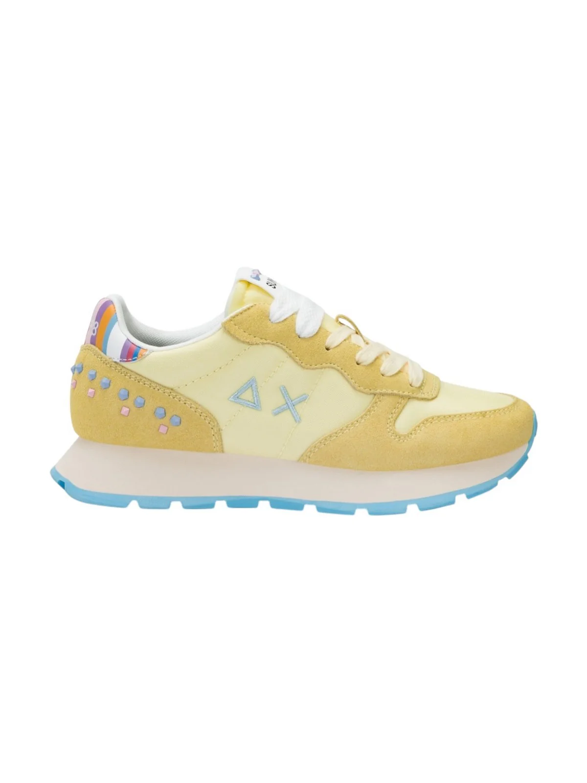 SUN68 Sneaker Donna Ally studs Z35206 32 Giallo