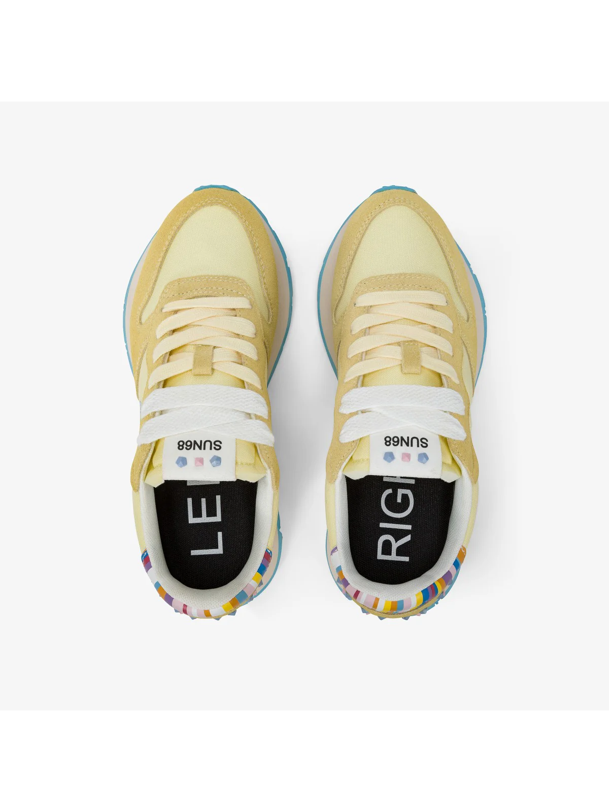 SUN68 Sneaker Donna Ally studs Z35206 32 Giallo - Image 4