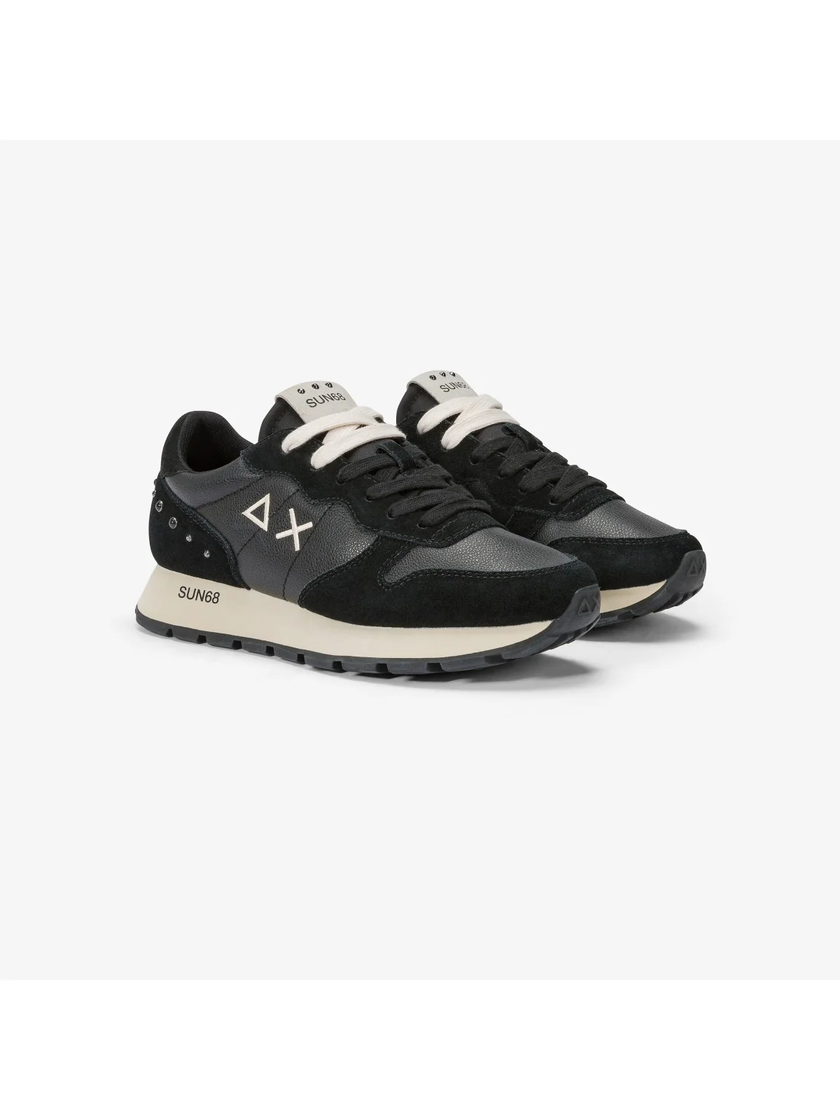 SUN68 Sneaker Donna Ally studs Z44206 11 Nero - Image 4