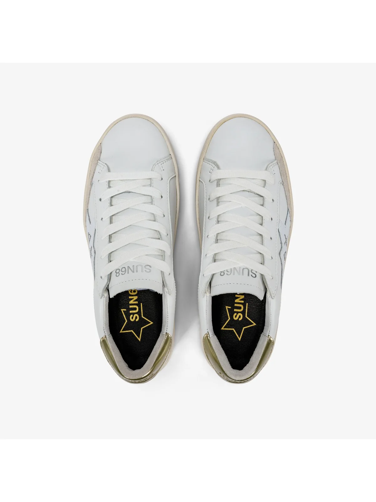SUN68 Sneaker Donna Big Lace Z34209 01 Bianco - Image 4