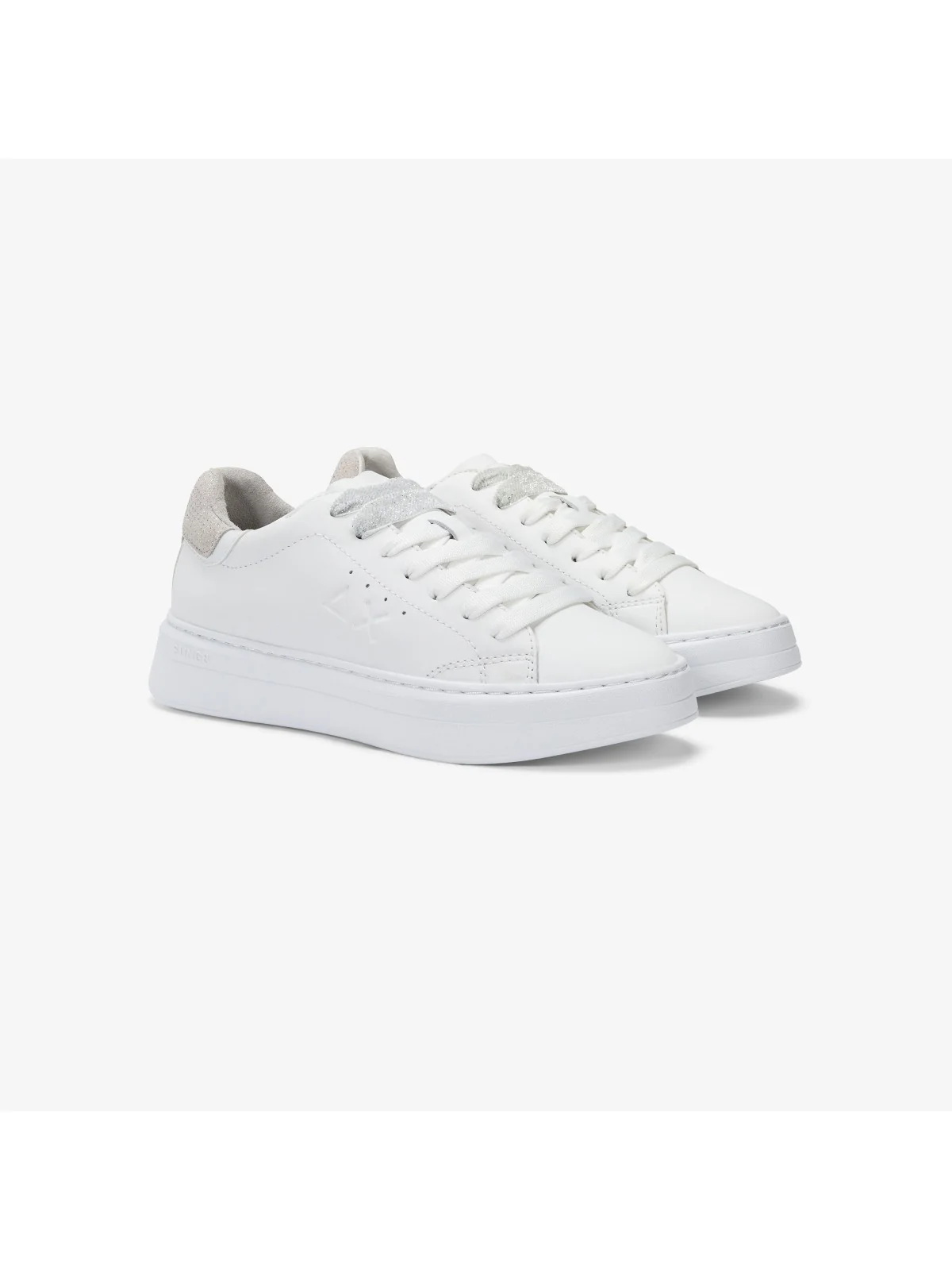 SUN68 Sneaker Donna Grace leather Z35226 0101 Bianco - Image 2