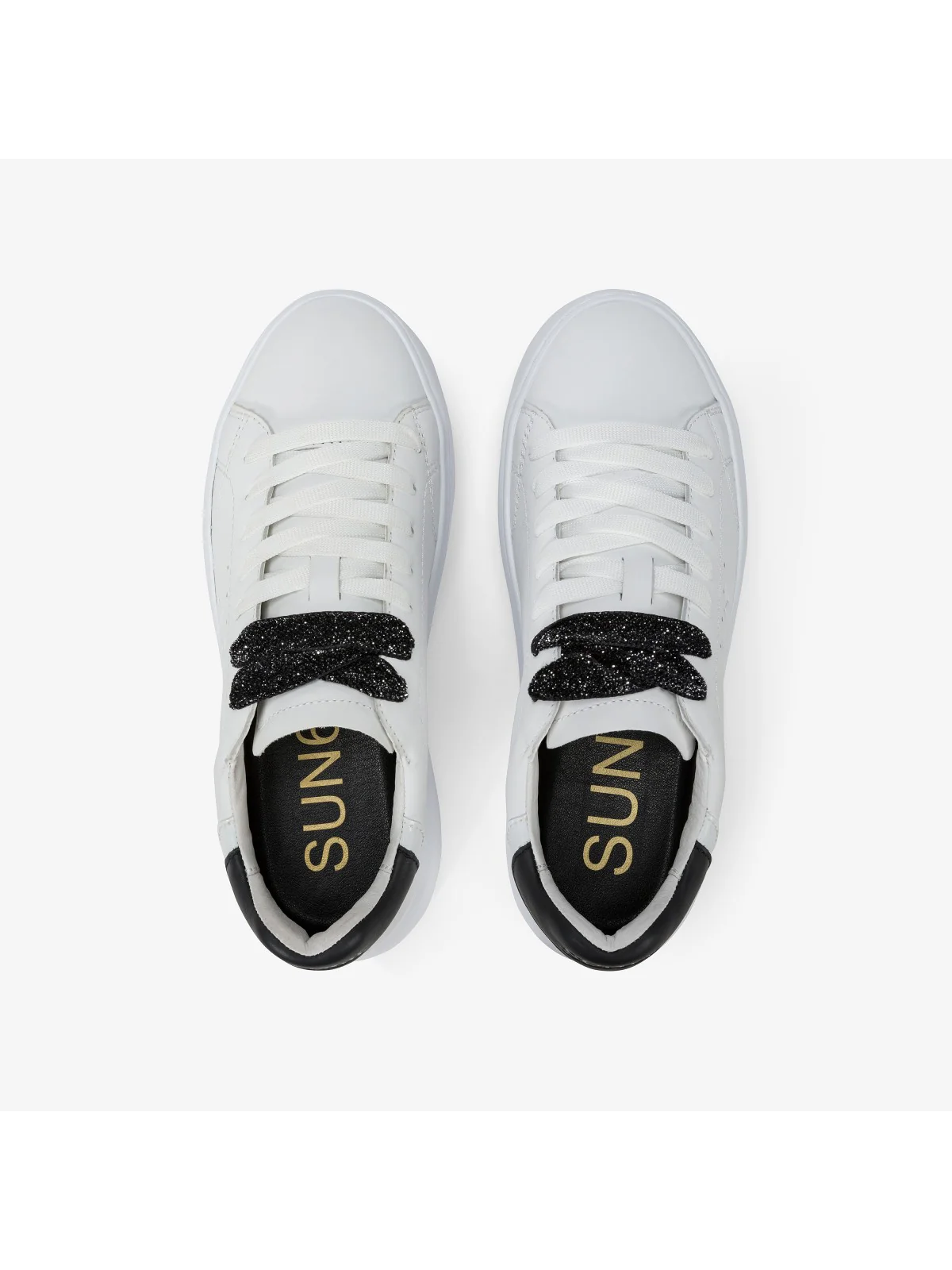 SUN68 Sneaker Donna Grace leather Z35226 0111 Bianco - Image 2