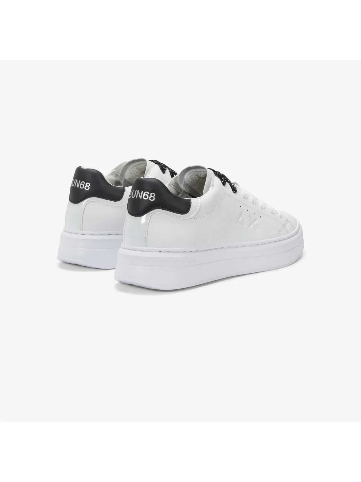 SUN68 Sneaker Donna Grace leather Z35226 0111 Bianco - Image 3