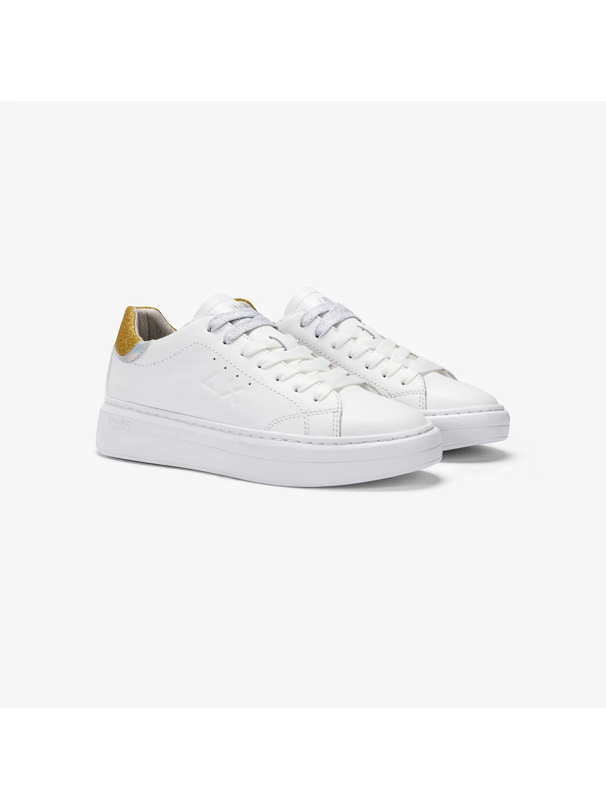 SUN68 Sneaker Donna Grace leather Z43225 0143 Bianco - Image 2