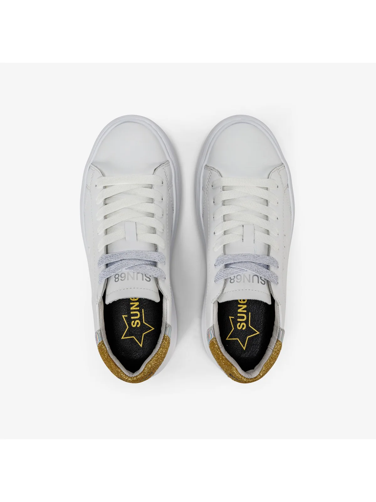 SUN68 Sneaker Donna Grace leather Z43225 0143 Bianco - Image 4