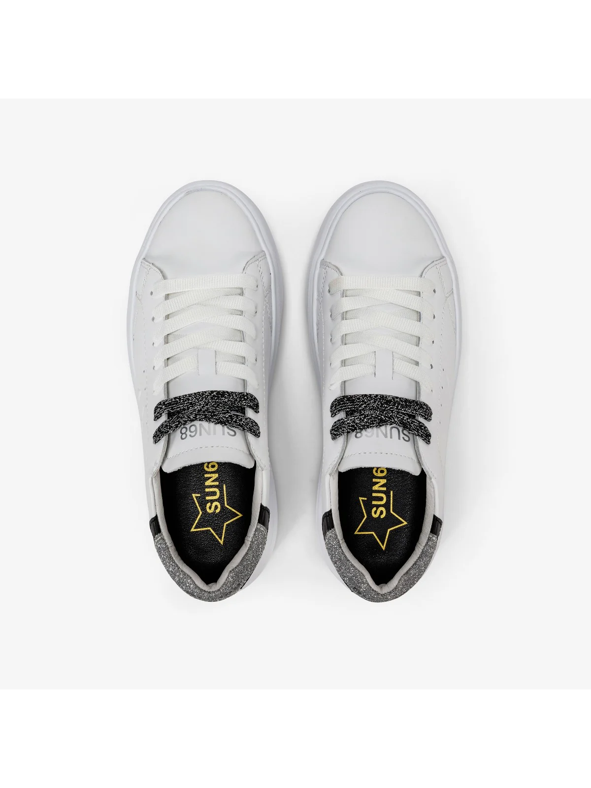 SUN68 Sneaker Donna Grace leather Z43225 0144 Bianco - Image 4