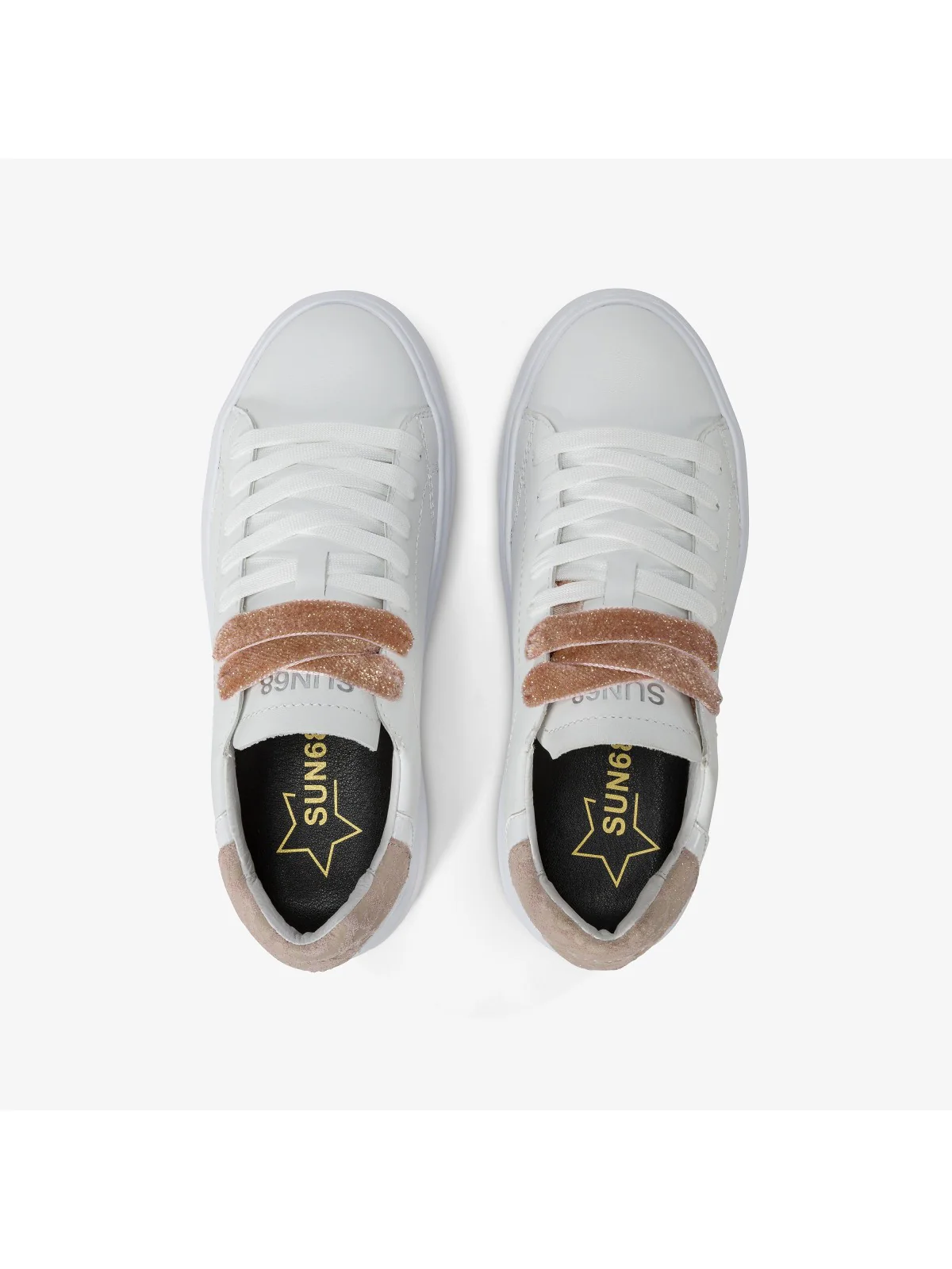 SUN68 Sneaker Donna Grace leather Z44225 0104 Bianco - Image 2