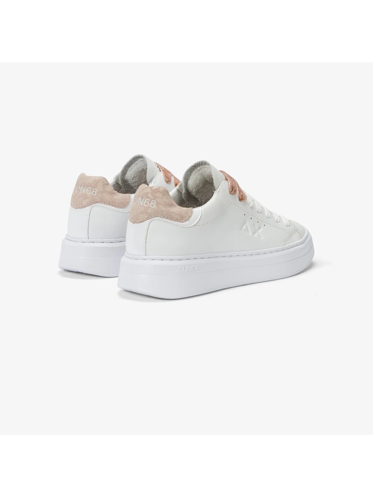 SUN68 Sneaker Donna Grace leather Z44225 0104 Bianco - Image 3