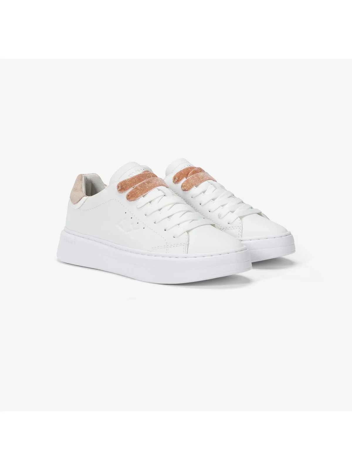 SUN68 Sneaker Donna Grace leather Z44225 0104 Bianco - Image 4