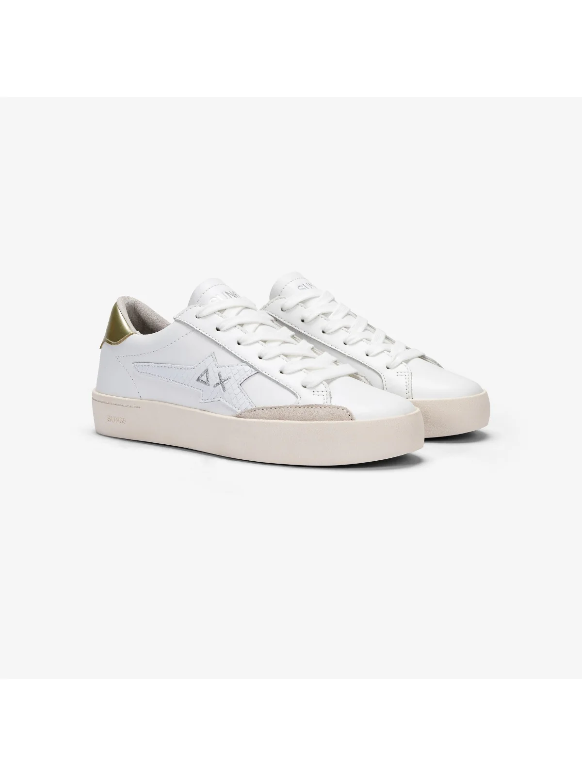 SUN68 Sneaker Donna Katy Leather Z34225 0143 Bianco - Image 2