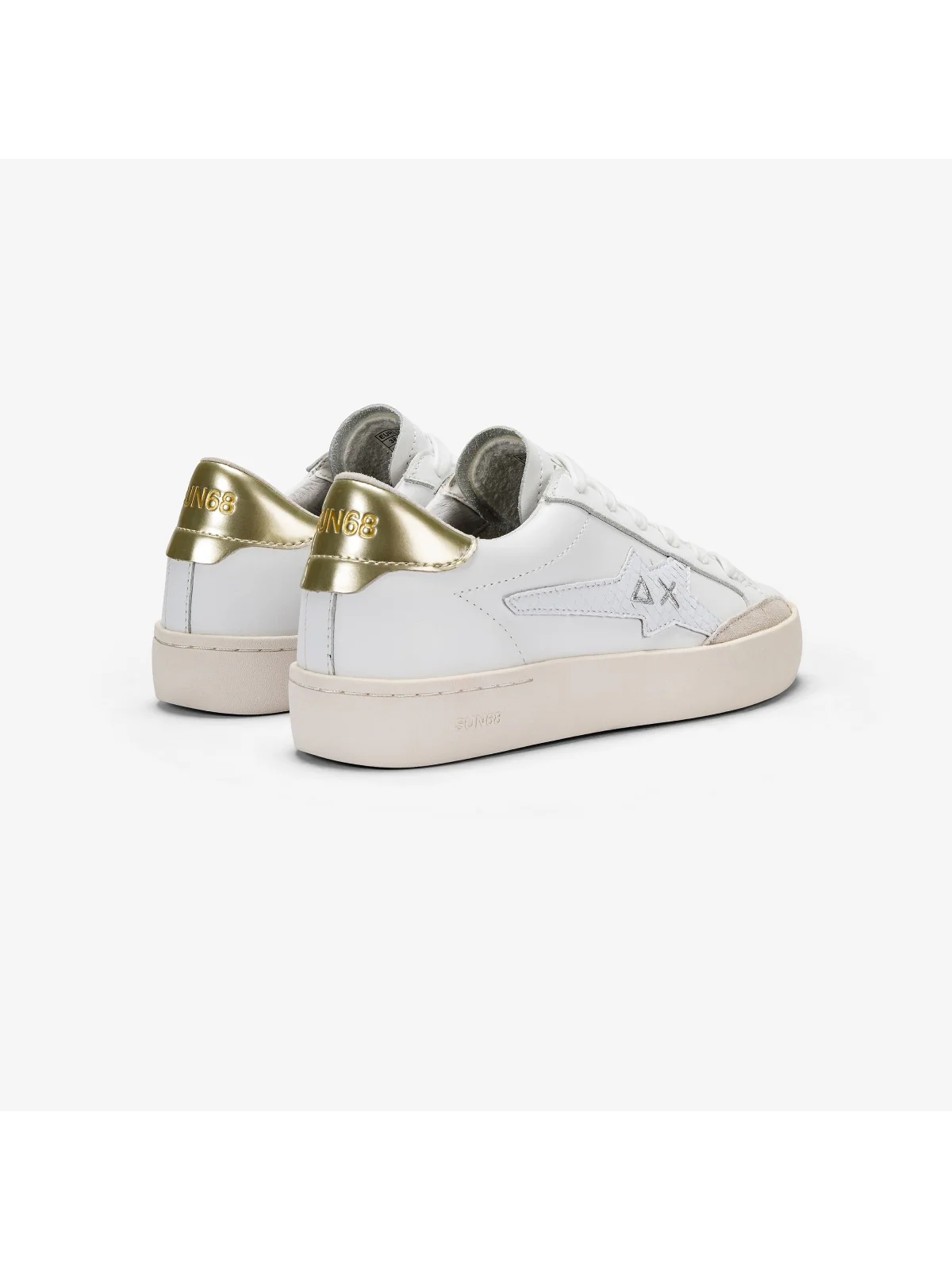 SUN68 Sneaker Donna Katy Leather Z34225 0143 Bianco - Image 3
