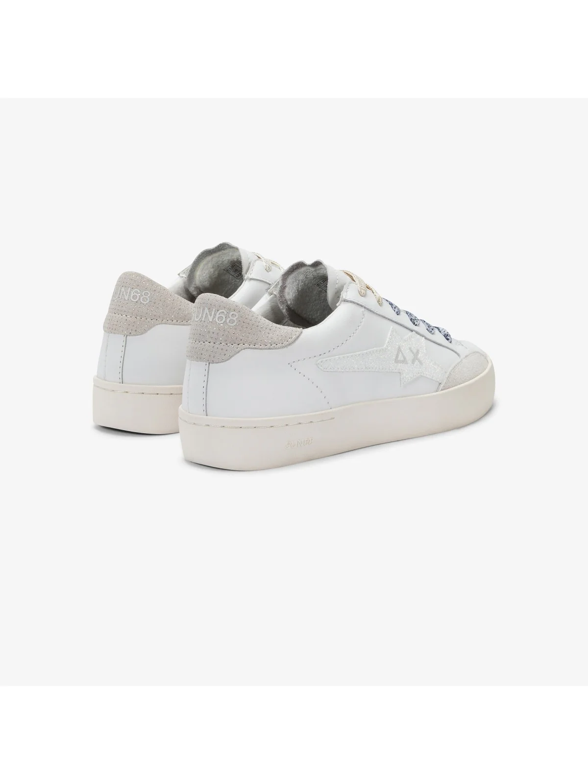 SUN68 Sneaker Donna Katy Leather Z35225 01 Bianco - Image 3
