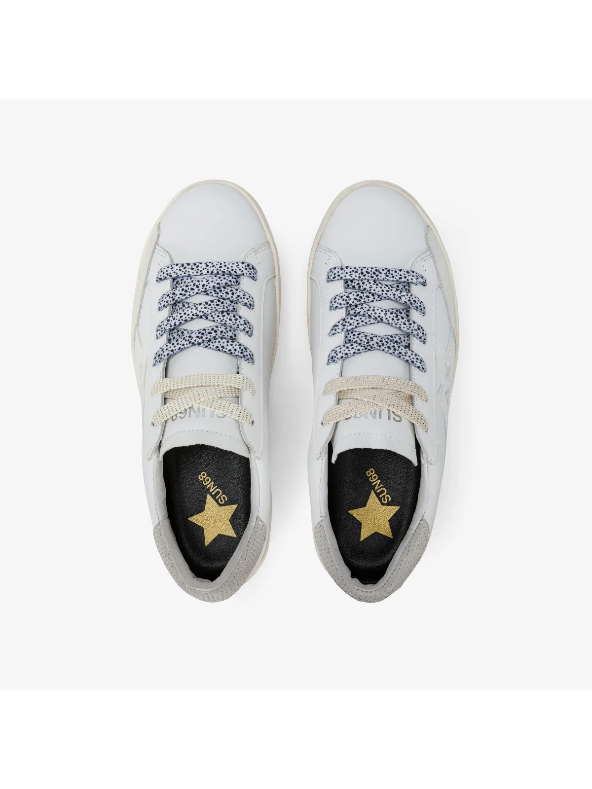 SUN68 Sneaker Donna Katy Leather Z35225 01 Bianco - Image 4