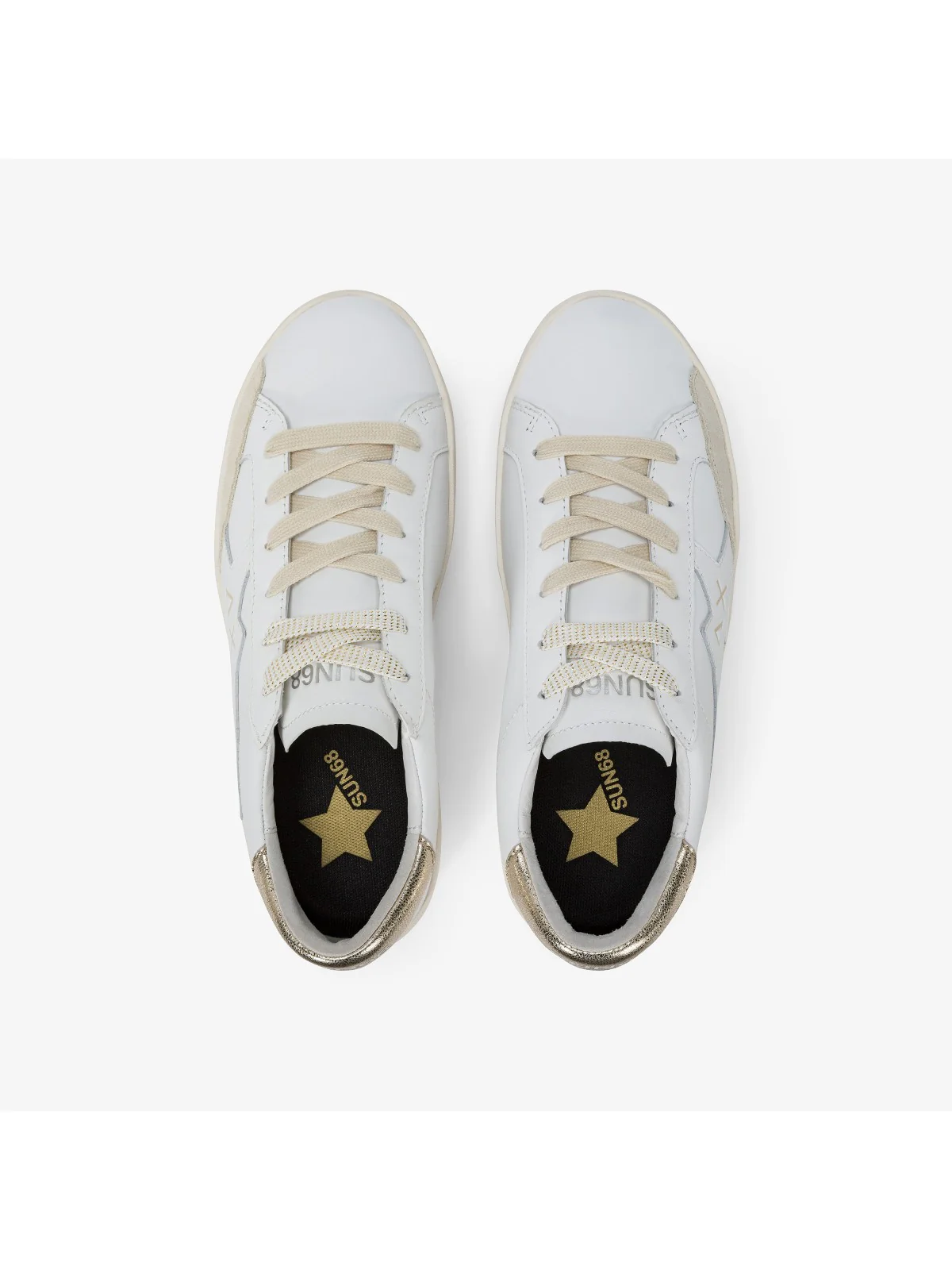 SUN68 Sneaker Donna Katy Leather Z35225 0143 Bianco - Image 4