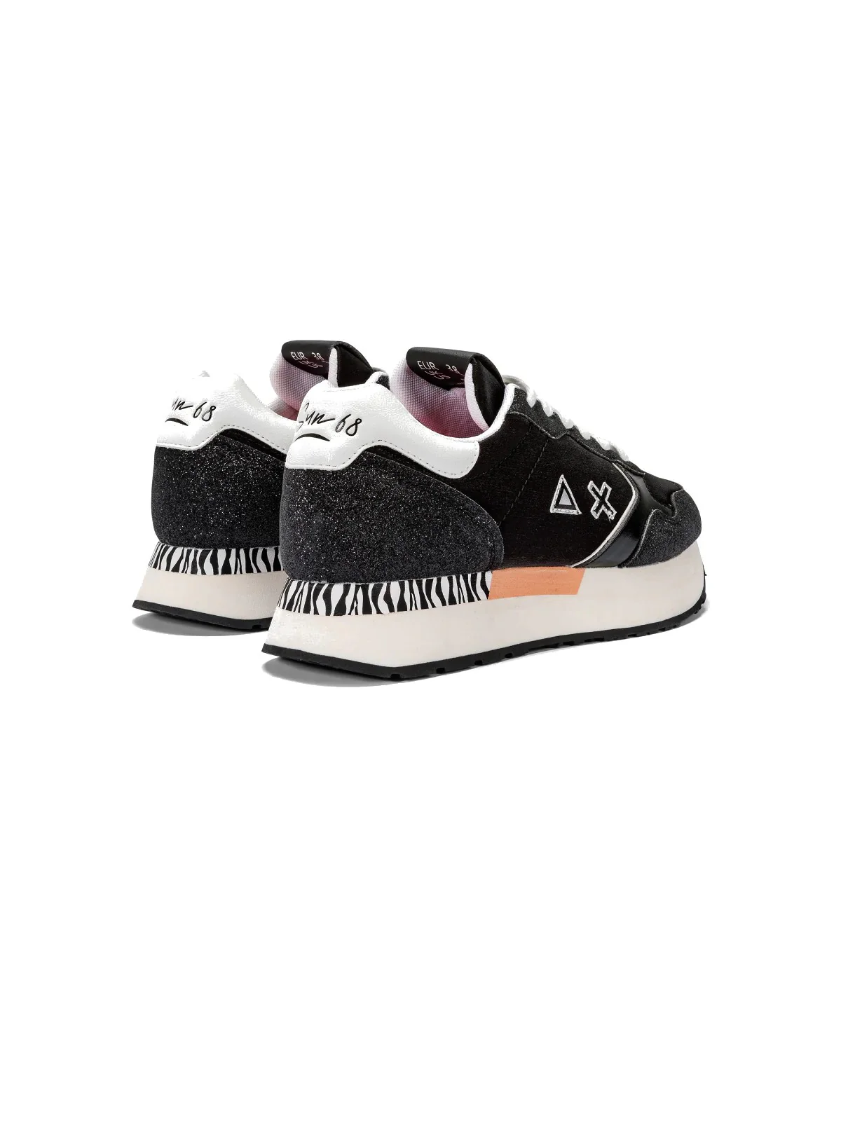 SUN68 Sneaker Donna Kelly glitter Z33222 11 Nero - Image 2