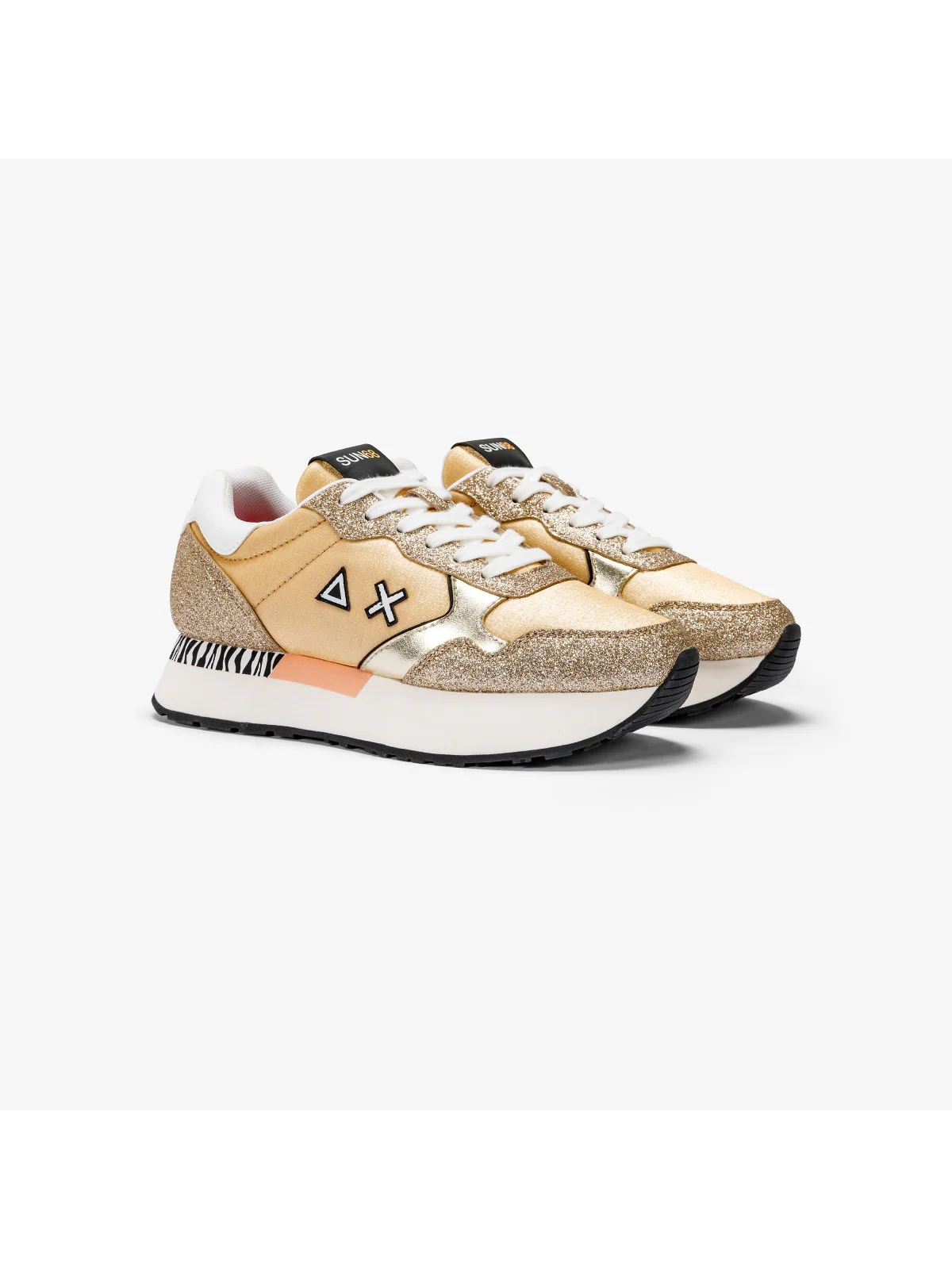 SUN68 Sneaker Donna Kelly glitter Z33222 43 Oro - Image 2