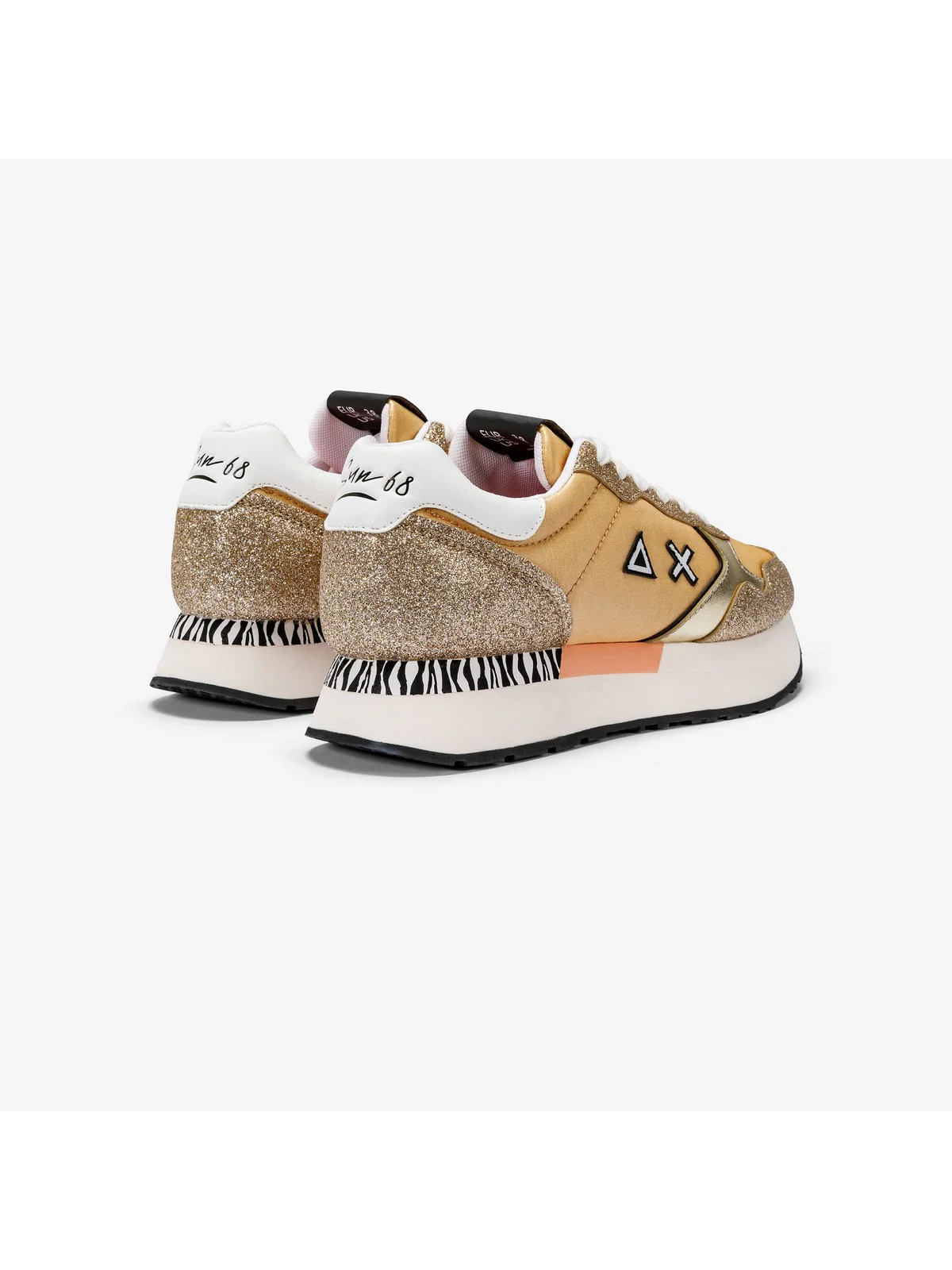 SUN68 Sneaker Donna Kelly glitter Z33222 43 Oro - Image 3