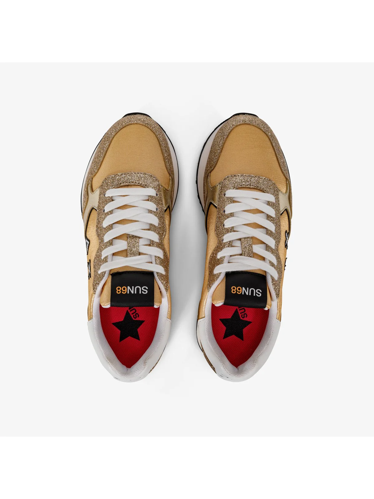 SUN68 Sneaker Donna Kelly glitter Z33222 43 Oro - Image 4