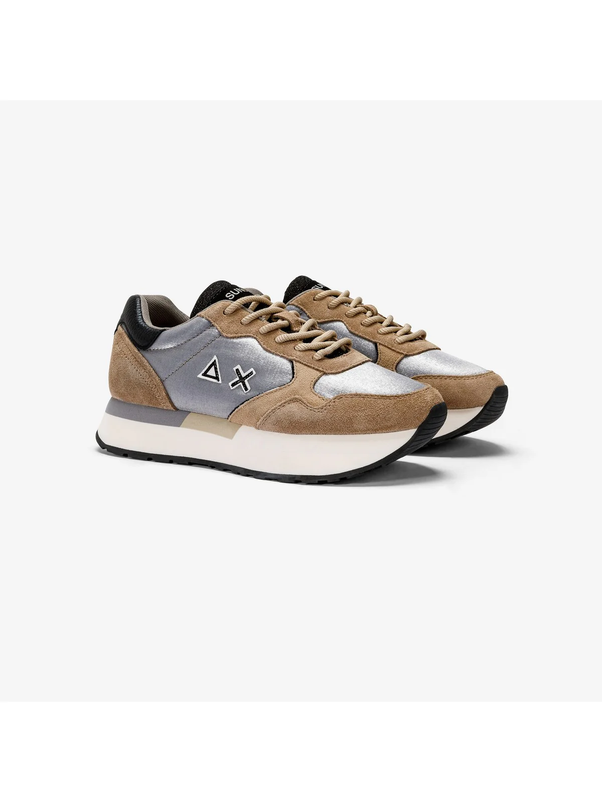 SUN68 Sneaker Donna Kelly solid Z43216 4477 Argento - Image 2