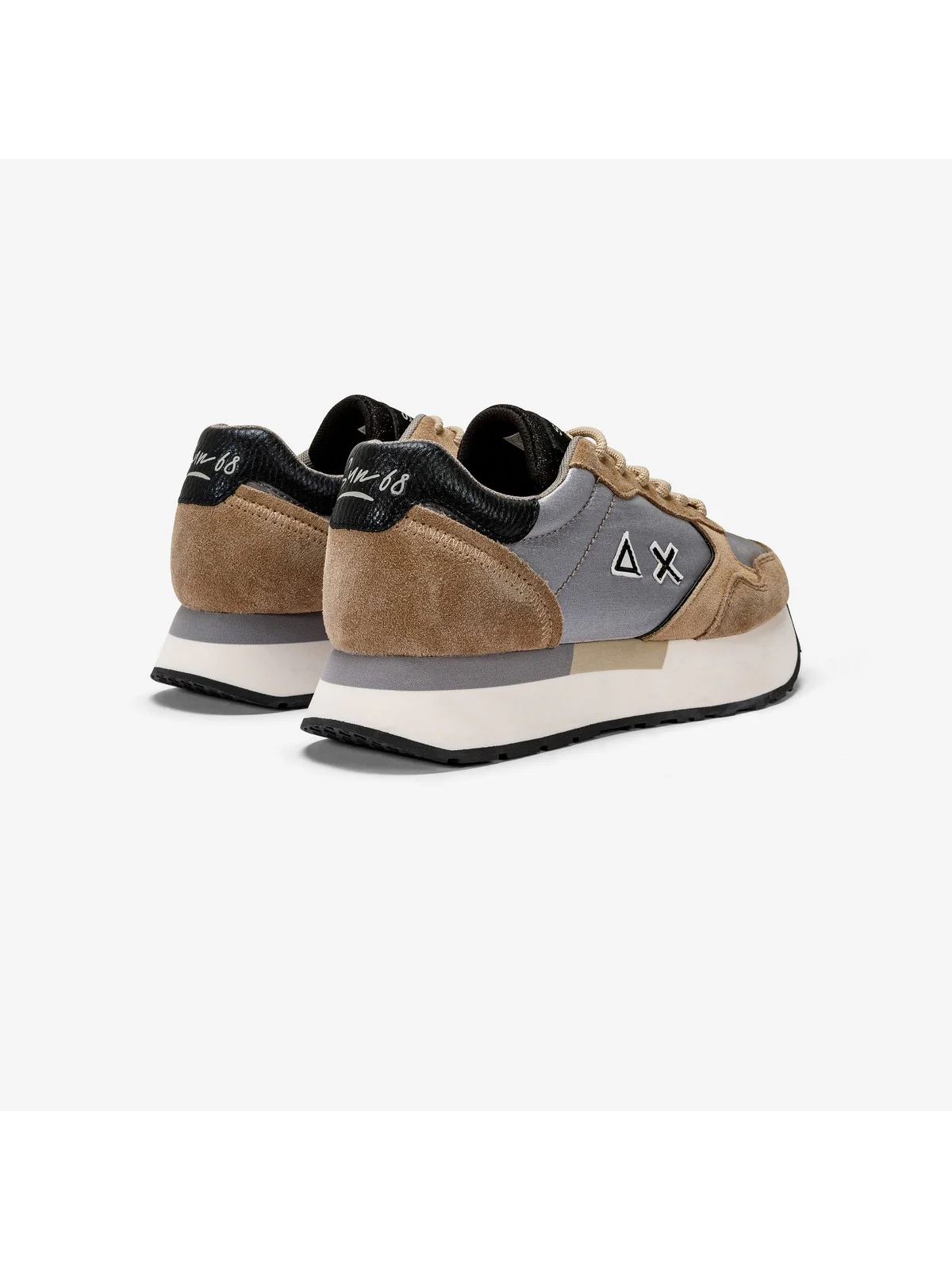 SUN68 Sneaker Donna Kelly solid Z43216 4477 Argento - Image 3