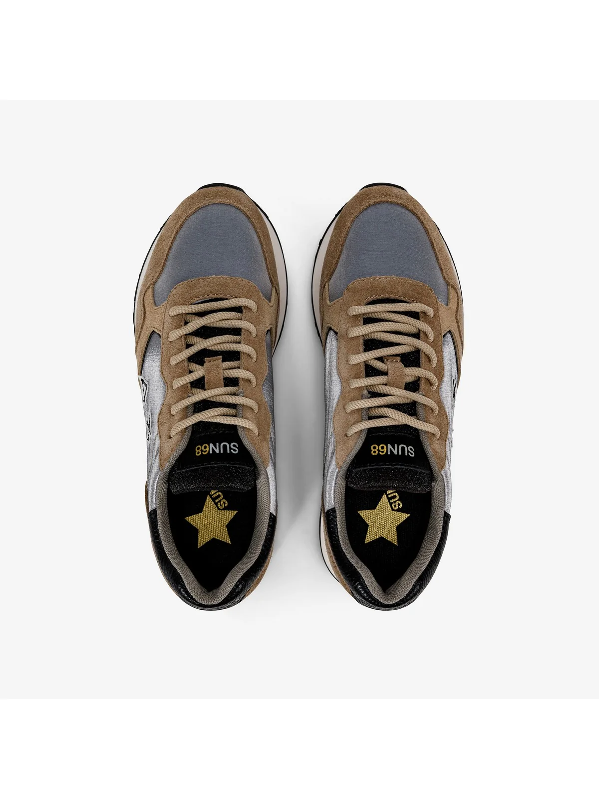 SUN68 Sneaker Donna Kelly solid Z43216 4477 Argento - Image 4
