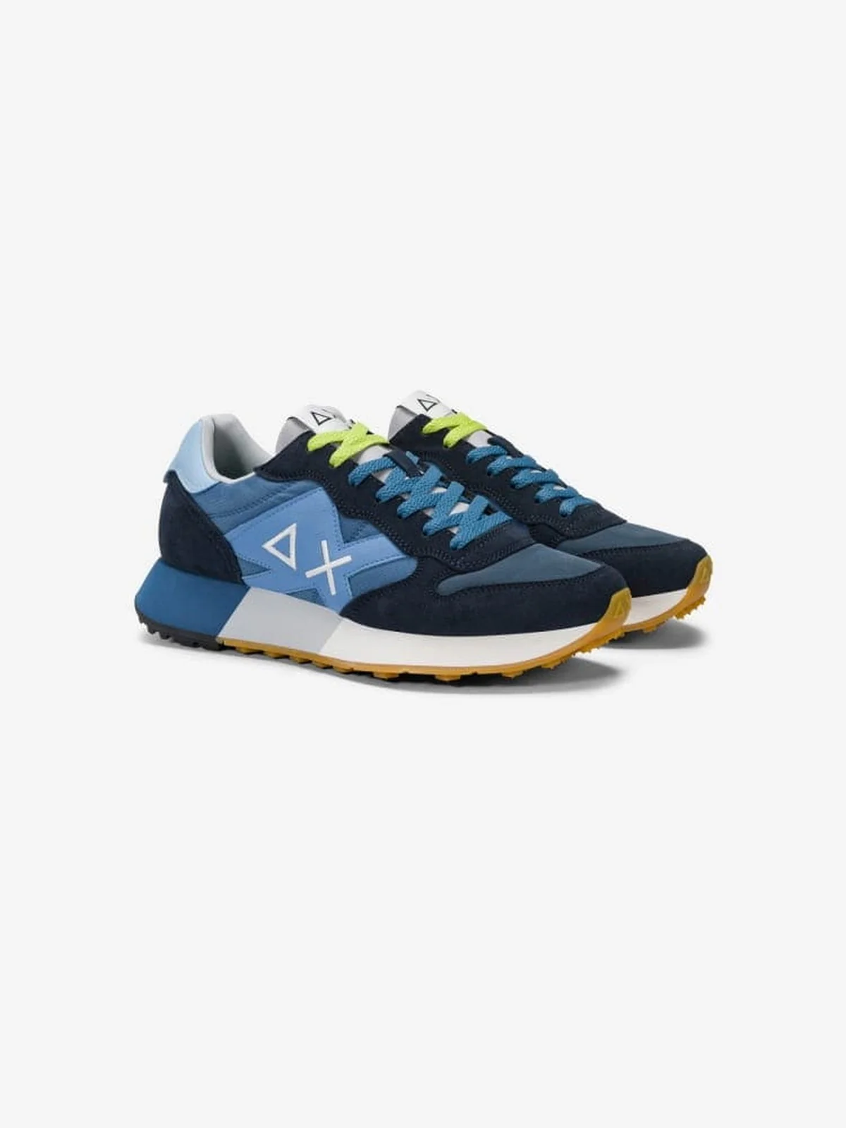 SUN68 Sneaker Uomo JAKI 2.0 BICOLOR Z35112 0780 Blu - Image 3