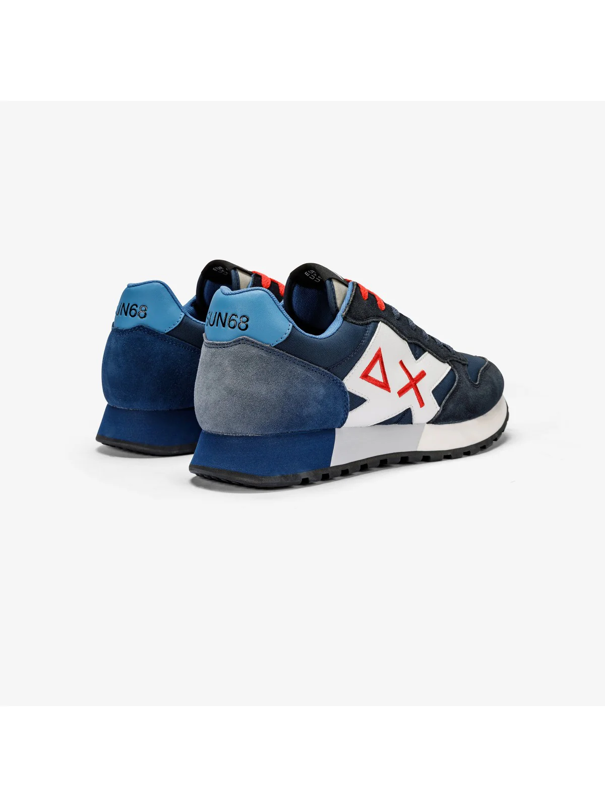 SUN68 Sneaker Uomo Jaki Solid Z34111 07 Blu - Image 4