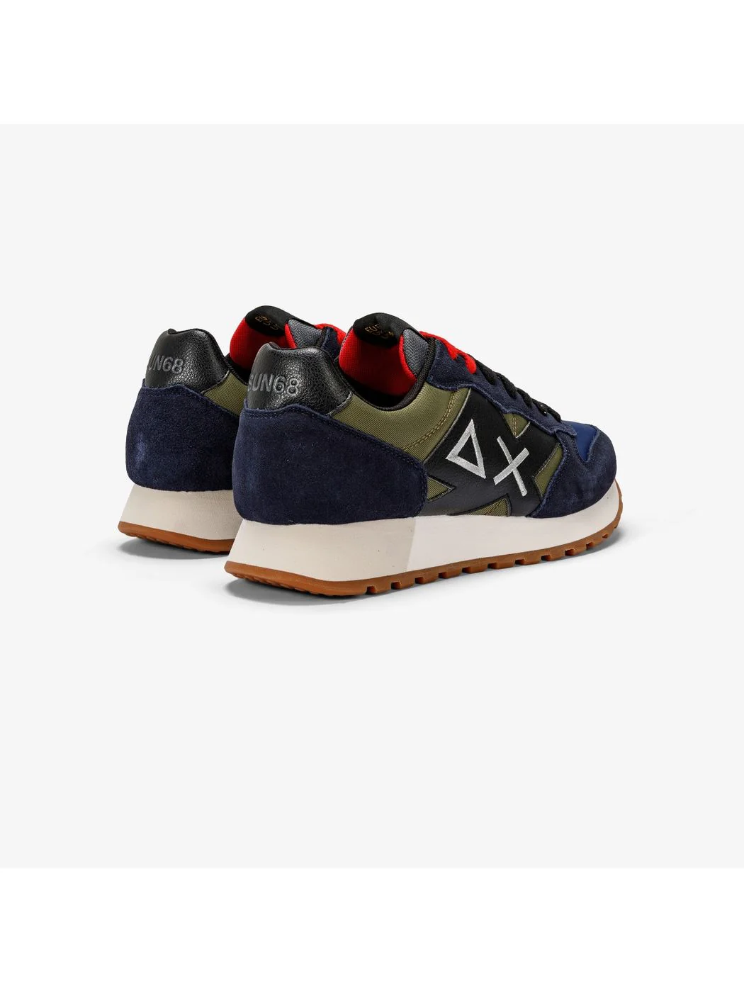 SUN68 Sneaker Uomo Jaxi bicolor Z42114 7407 Verde - Image 4