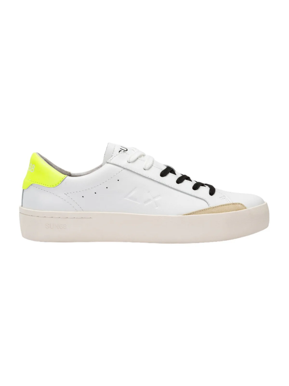 SUN68 Sneaker Uomo Street Leather Z34140 0163 Bianco