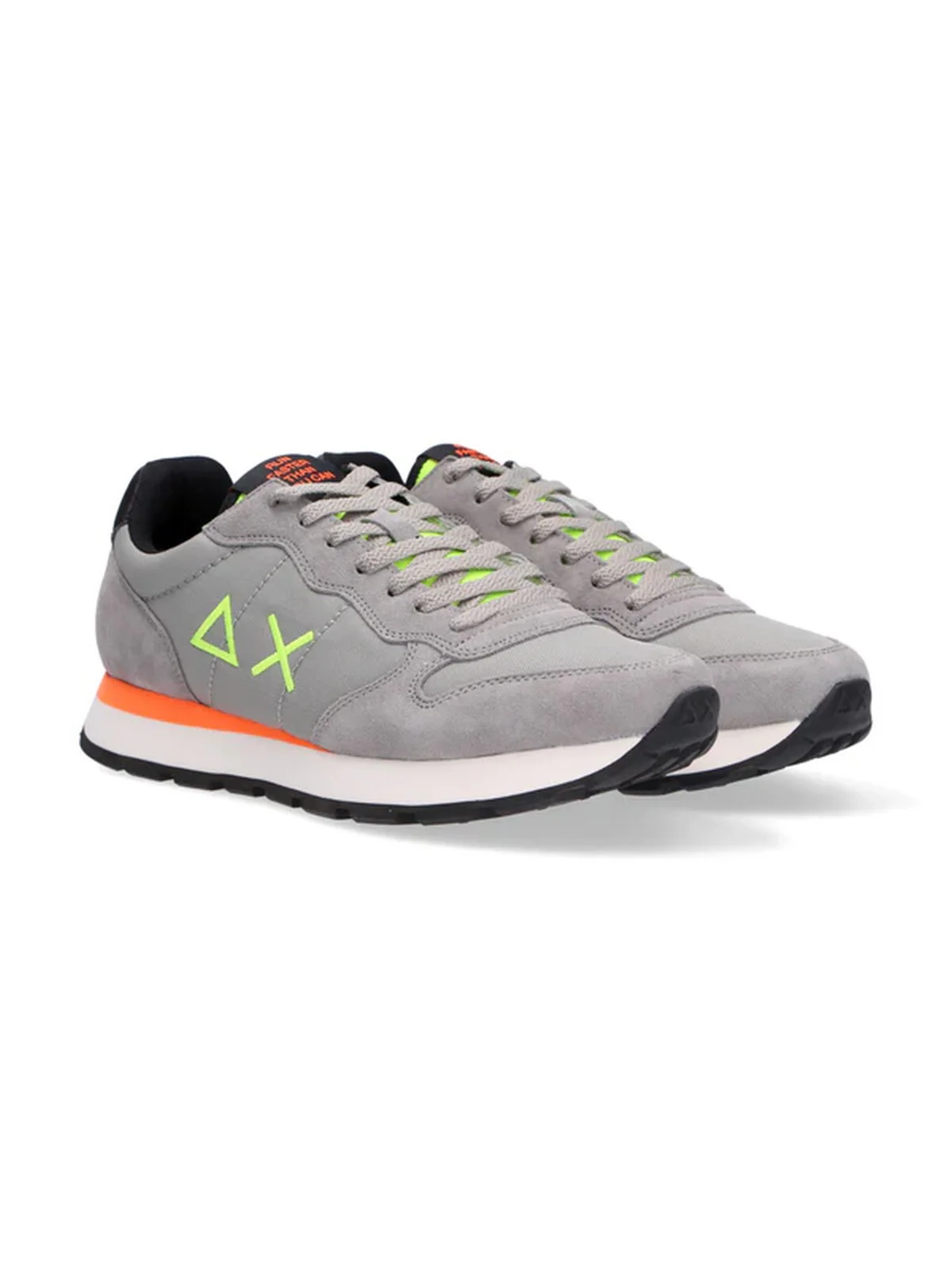 SUN68 Sneaker Uomo Tom fluo nylon Z43102 34 Grigio - Image 3