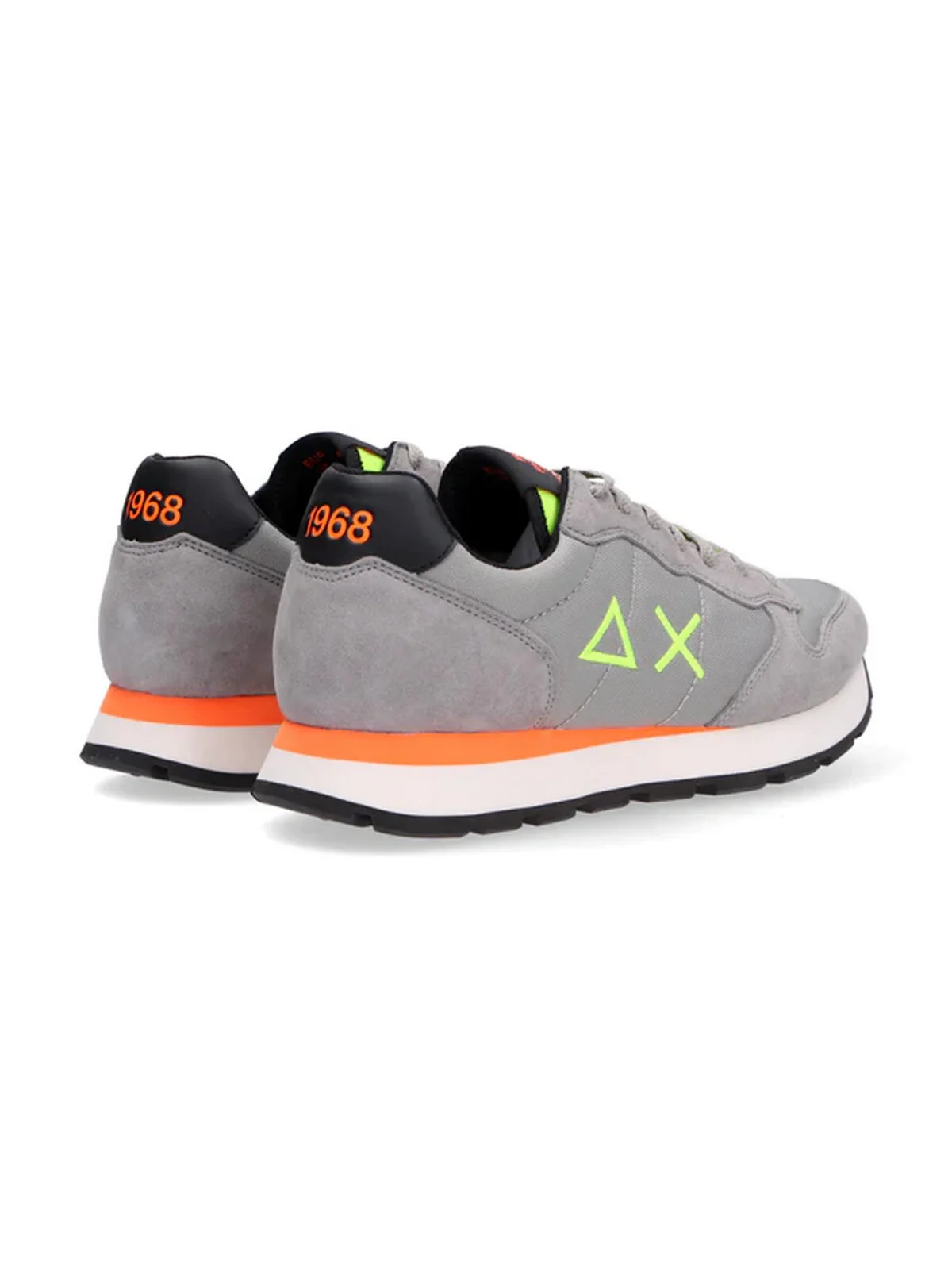 SUN68 Sneaker Uomo Tom fluo nylon Z43102 34 Grigio - Image 4