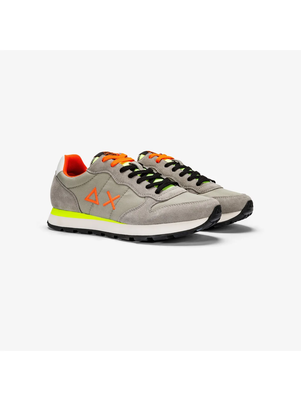 SUN68 Sneaker Uomo Tom fluo Z34102 06 Grigio - Image 2