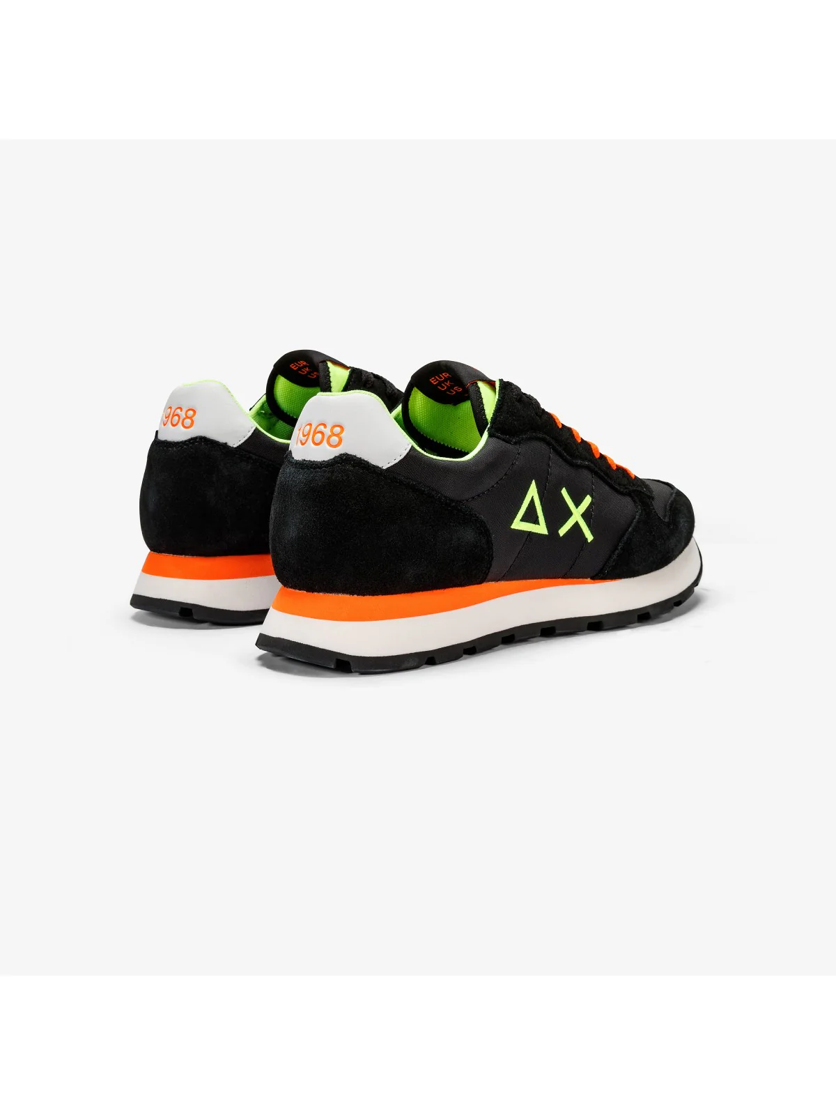 SUN68 Sneaker Uomo Tom fluo Z34102 11 Nero - Image 3