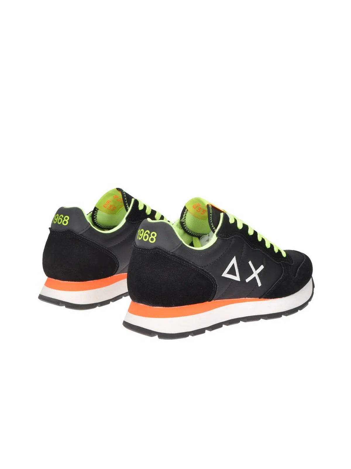 SUN68 Sneaker Uomo Tom fluo Z35102 11 Nero - Image 4