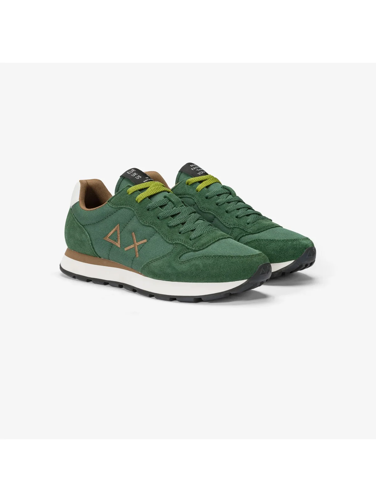 SUN68 Sneaker Uomo Tom Solid Z44101 37 Verde - Image 4
