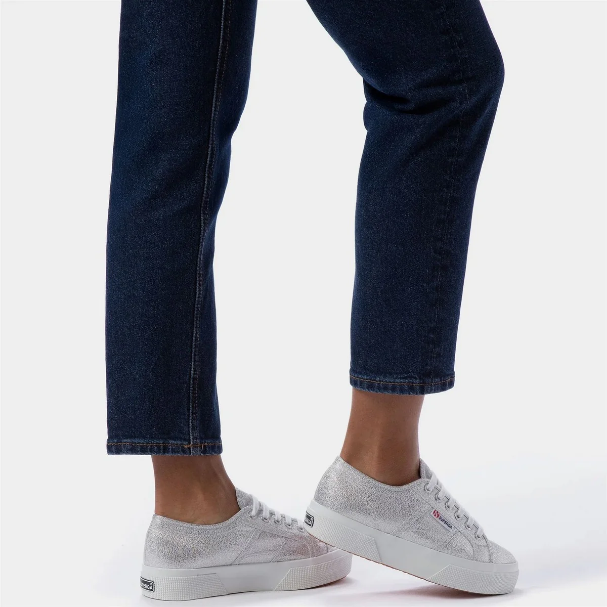 SUPERGA Sneaker Donna 2740 PLATFORM LAME S6128SW 031 GREY SILVER - Image 2