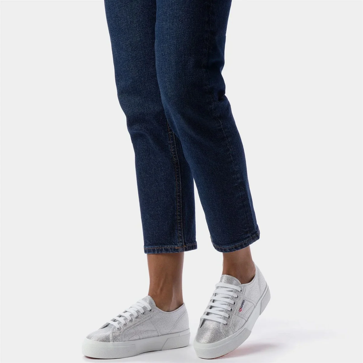 SUPERGA Sneaker Donna 2740 PLATFORM LAME S6128SW 031 GREY SILVER - Image 3