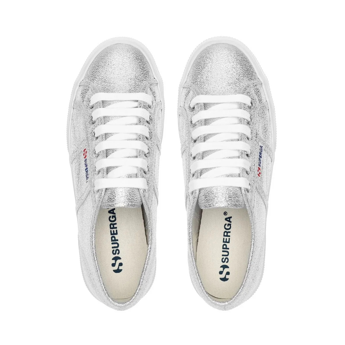 SUPERGA Sneaker Donna 2740 PLATFORM LAME S6128SW 031 GREY SILVER - Image 5