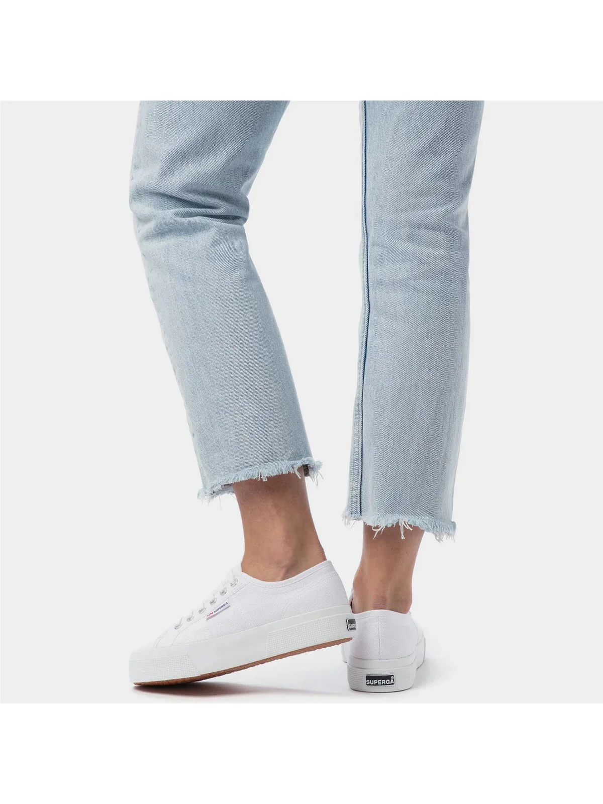 SUPERGA Sneaker Donna 2740 PLATFORM S21384W 901 Bianco - Image 5