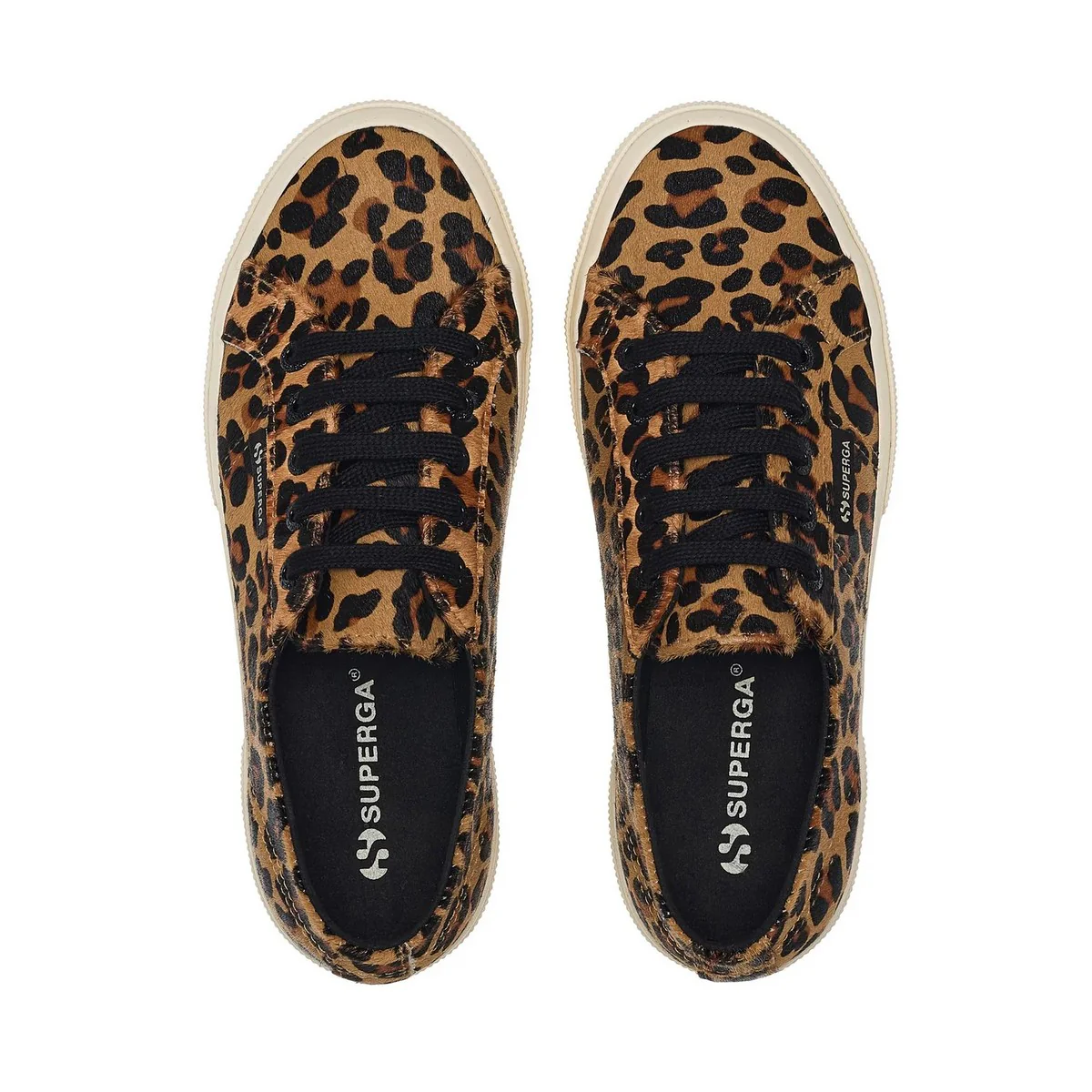 SUPERGA Sneaker Donna 2750 CALFHAIR S5141KW AOK Leopard Print-OffWhi - Image 3