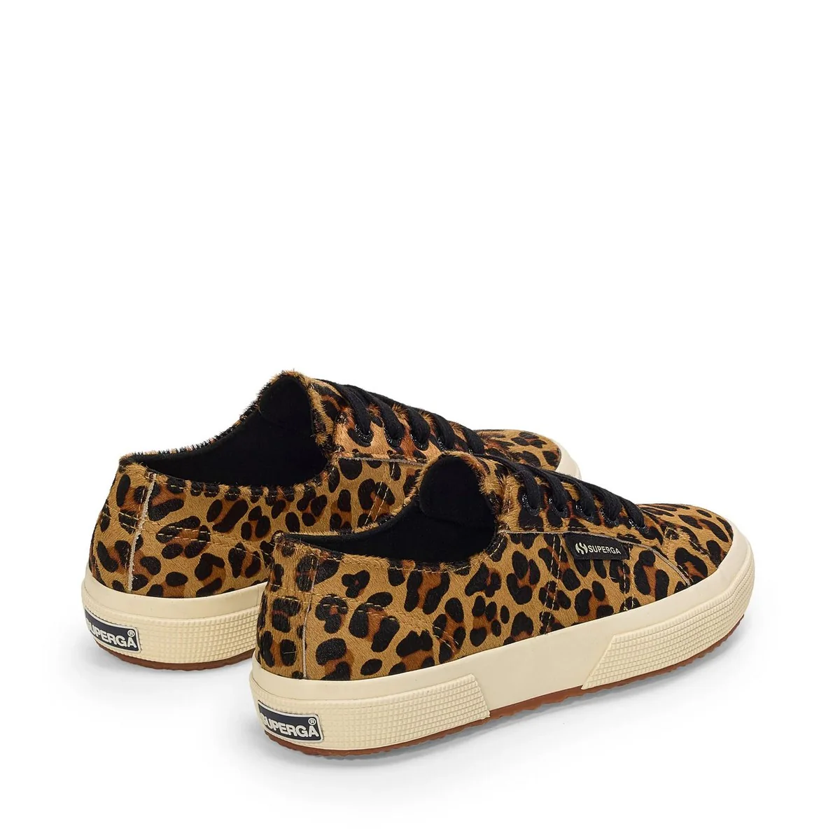 SUPERGA Sneaker Donna 2750 CALFHAIR S5141KW AOK Leopard Print-OffWhi - Image 4